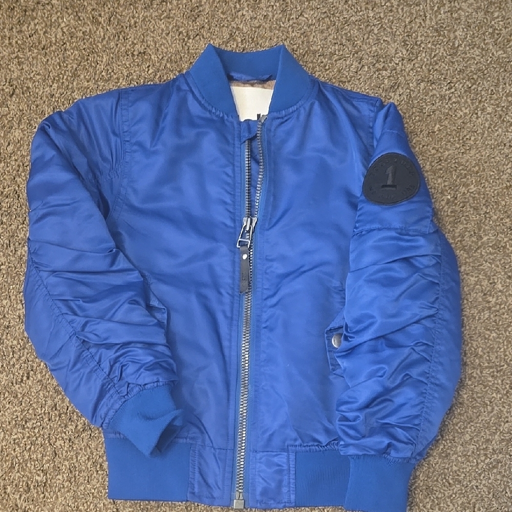 Boys MOLO Blue Bomber Jacket